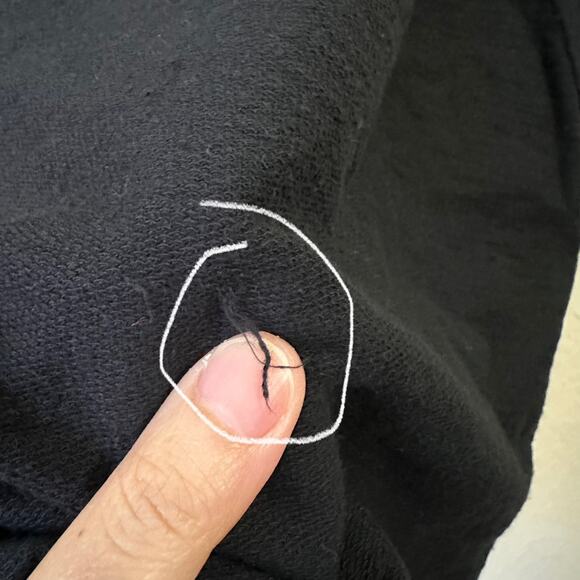 GYPSY JUNKIES Tank Top Black Stars Rhinestones V-Neck Cotton Edgy Gothic - Picture 7 of 10